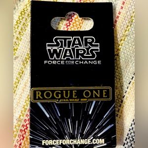 Disney Star Wars Rogue One Force for Change Logo Pin